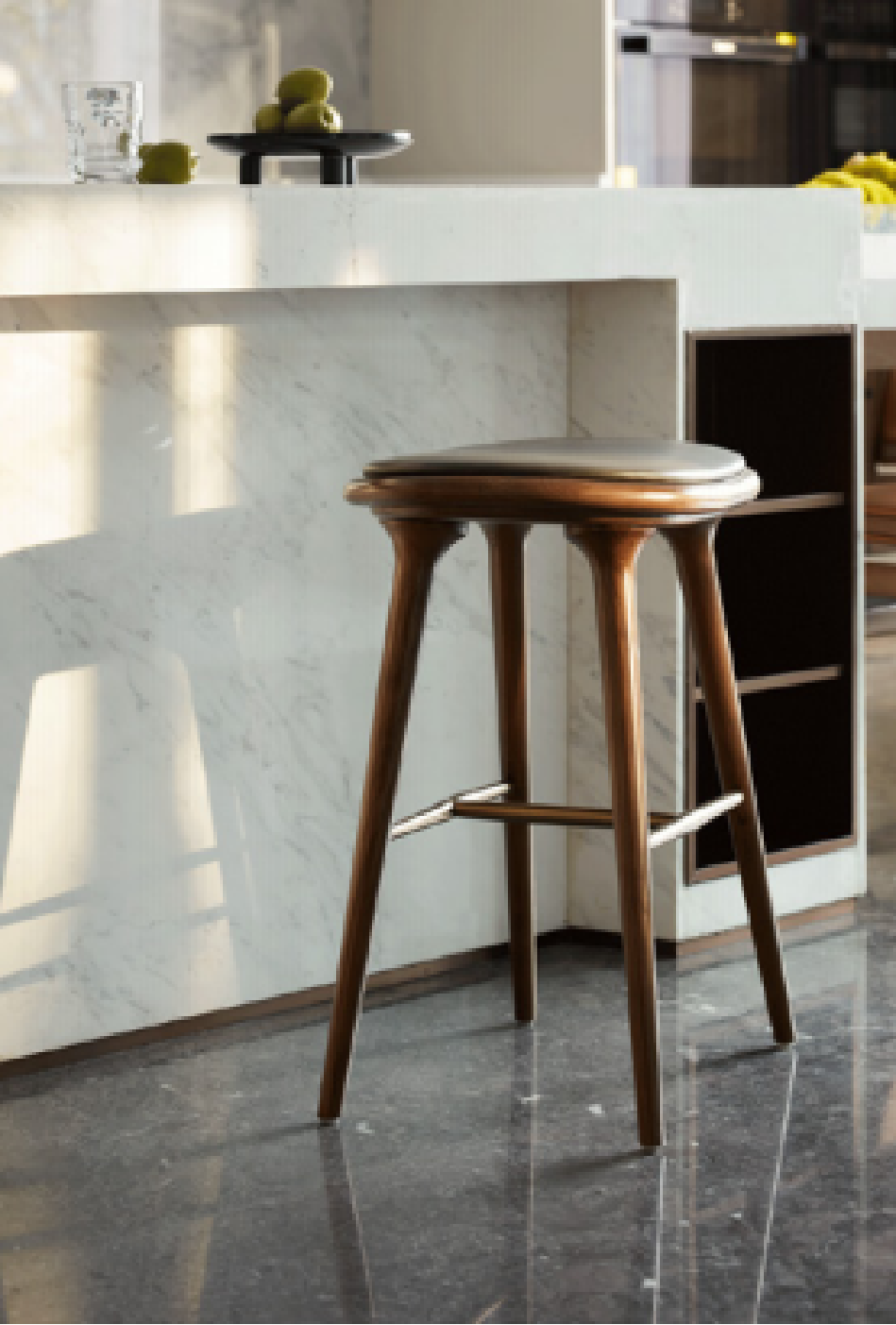 High-Gloss Gray Modern Kitchen Cabinets - custom kitchen cabinets project image 2 by KOJOON