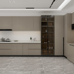 Premium High‑gloss Gray Cabinets For A Sleek, Refined Home