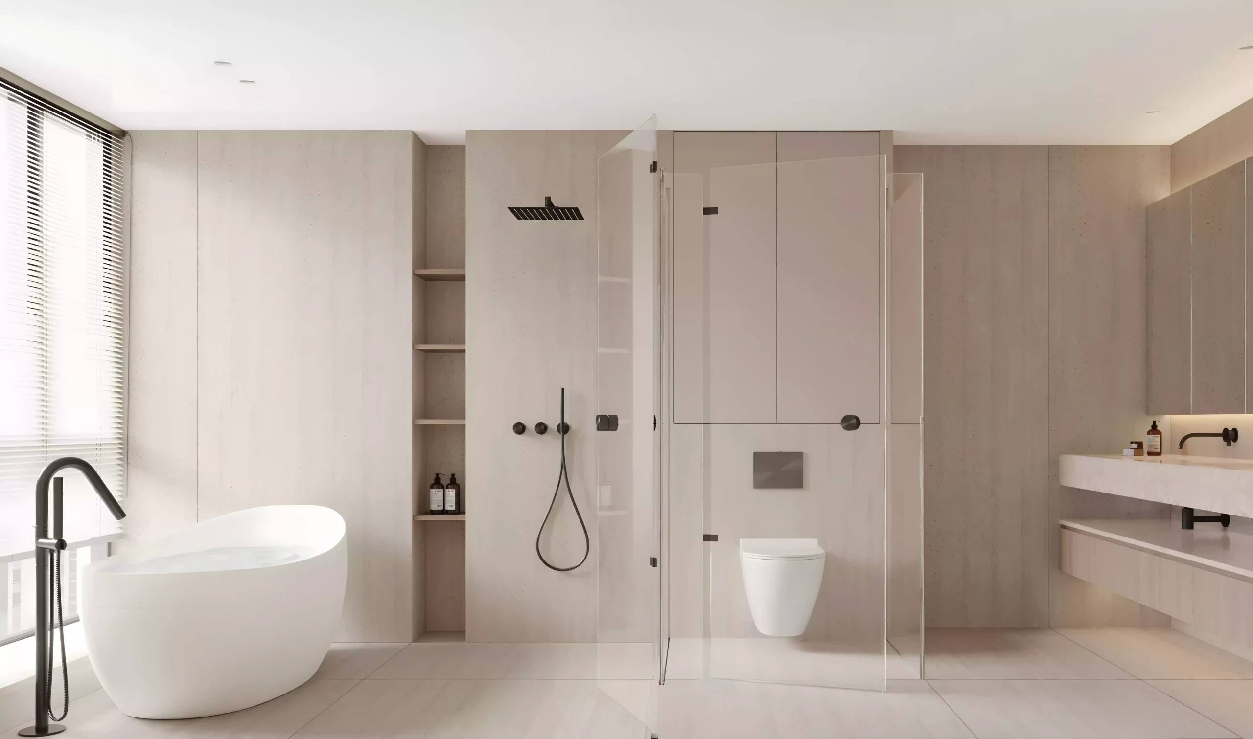 Villa Door Wall Cabinet Integrated System - whole house custom furniture by Kojoon