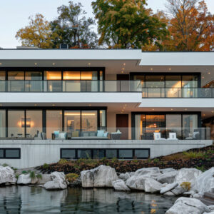 Custom Italian Minimalist Light Grey Whole-House Customization - whole house custom furniture by Kojoon