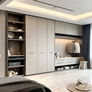 Modern Cream Whole-House Integrated Cabinets - whole house custom furniture by Kojoon