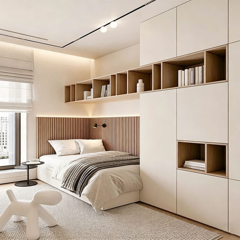 Full-Space Functional Whole-House Customization - custom bedroom wardrobe by Kojoon