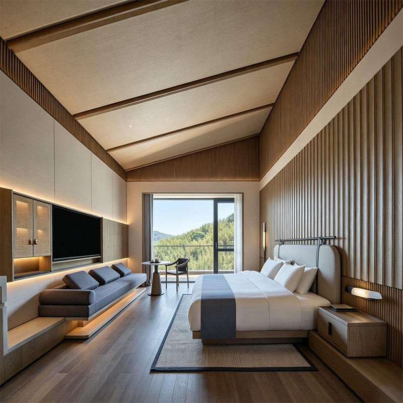 Luxury Hotel Furniture Customization Project - hotel room furniture package by Kojoon