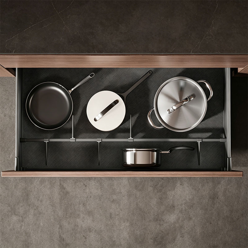 Studio e cabina armadio su misura in stile giapponese "log" - mobili da cucina su misura realizzati da Kojoon
