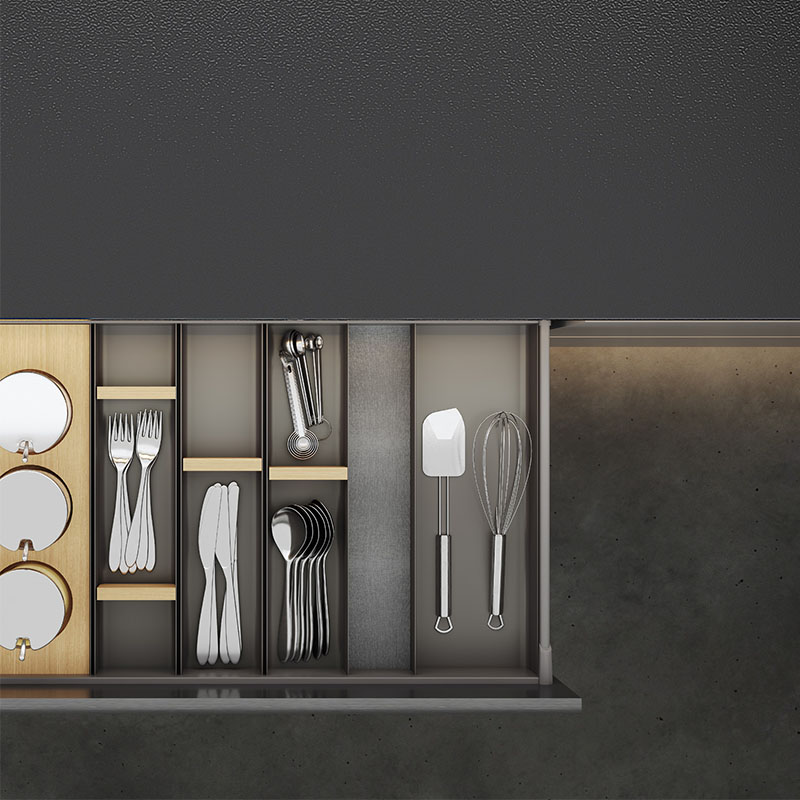 Studio e cabina armadio su misura in stile giapponese "log" - mobili da cucina su misura realizzati da Kojoon