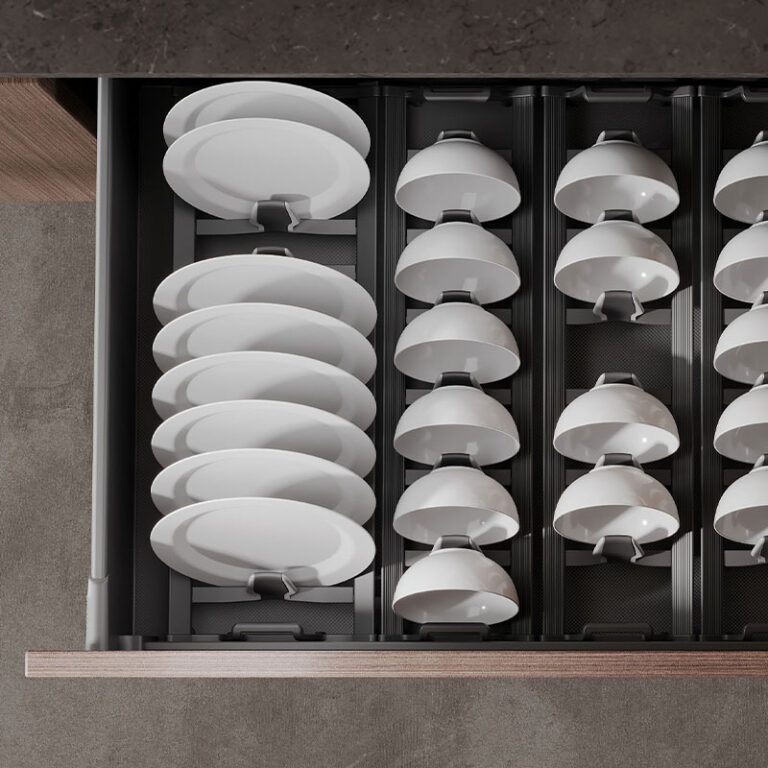 Matte Black L-Shaped Kitchen Cabinet Package - custom kitchen cabinets by Kojoon