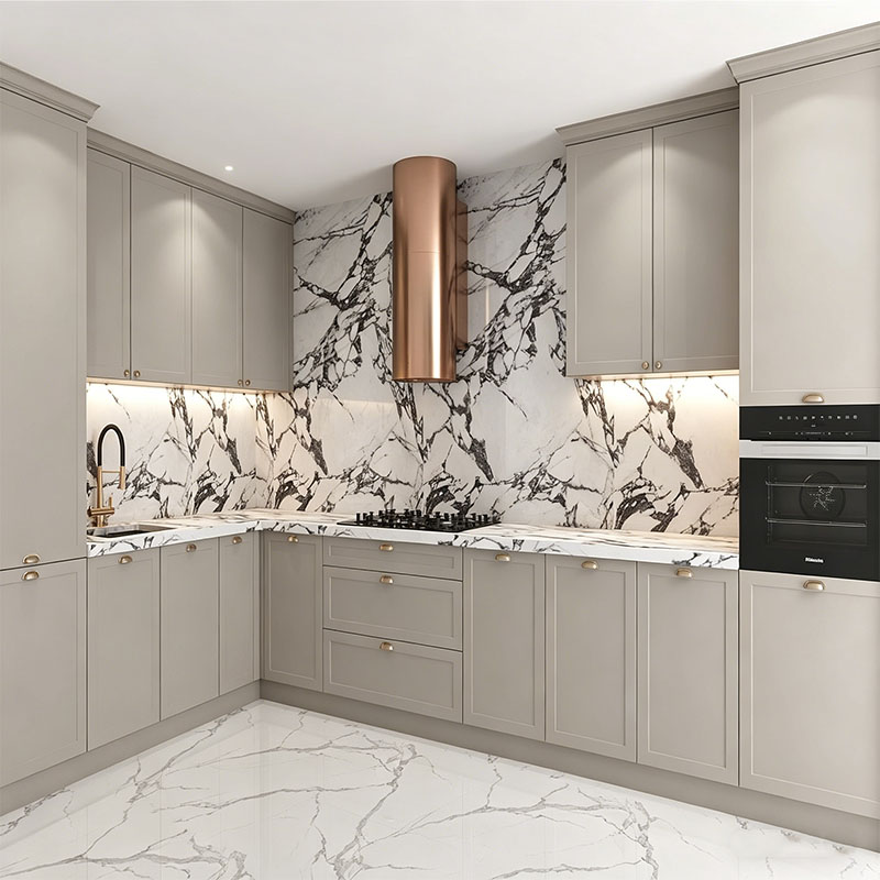 Two-Tone Kitchen Cabinet and Island Package - custom kitchen island by Kojoon