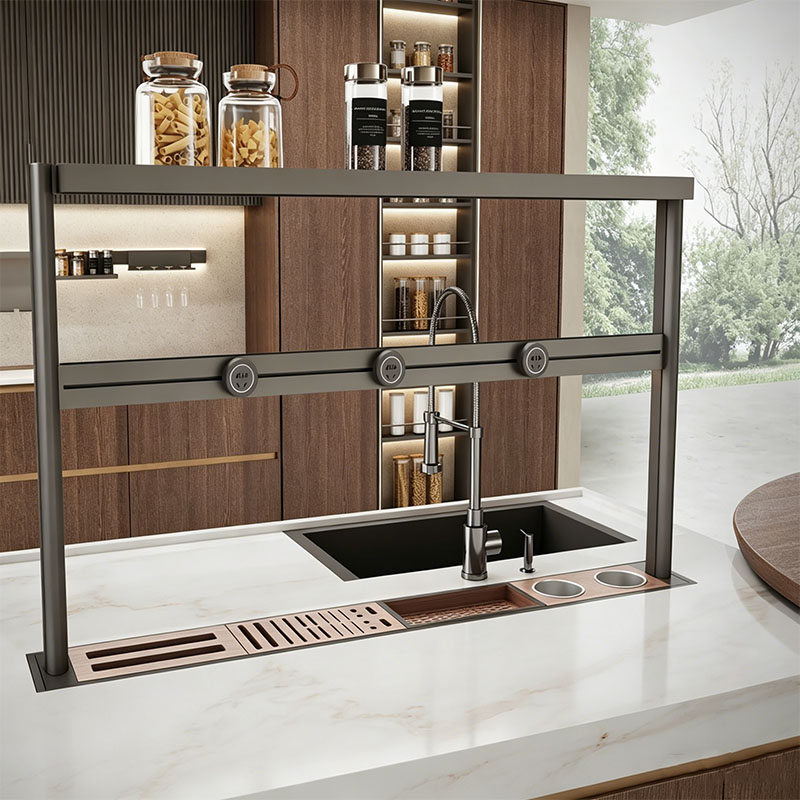 Two-Tone Kitchen Cabinet and Island Package - custom kitchen island by Kojoon
