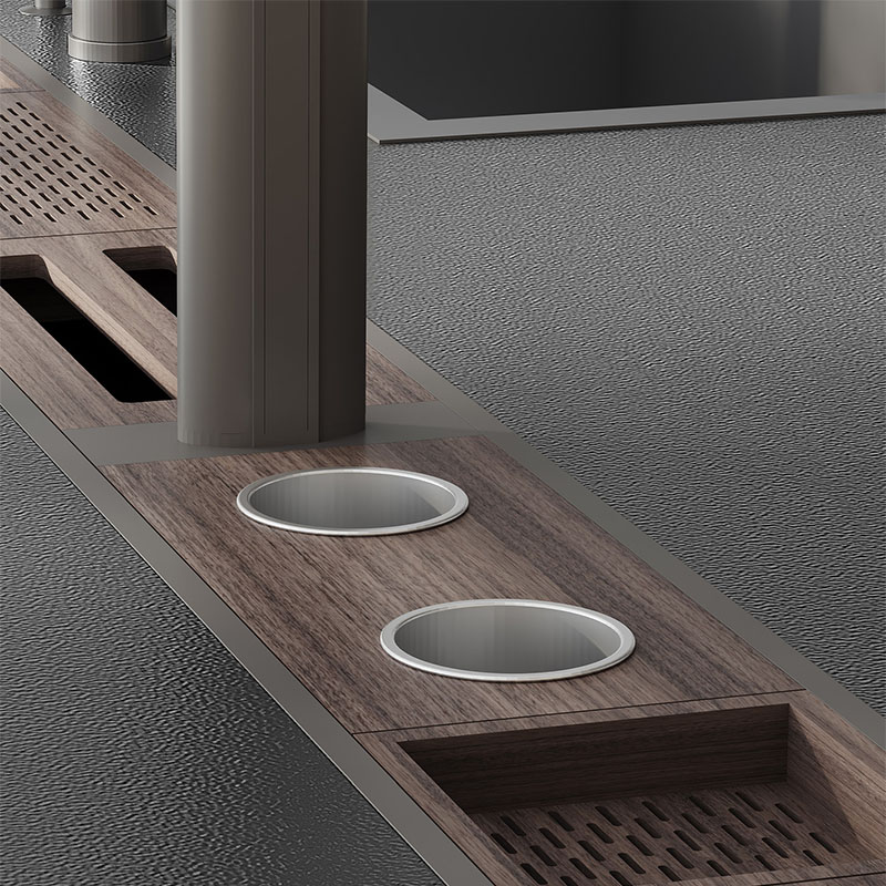 Two-Tone Kitchen Cabinet and Island Package - custom kitchen island by Kojoon