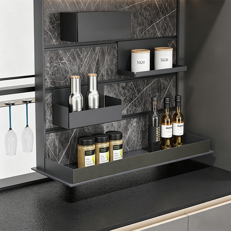 Minimalist Handleless Kitchen Cabinet System - custom kitchen cabinets by Kojoon