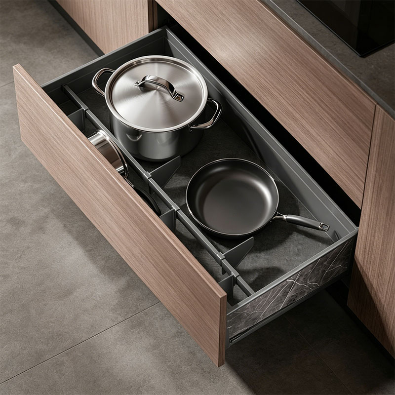 Slim Shaker Kitchen Cabinet and Island System - custom kitchen island by Kojoon