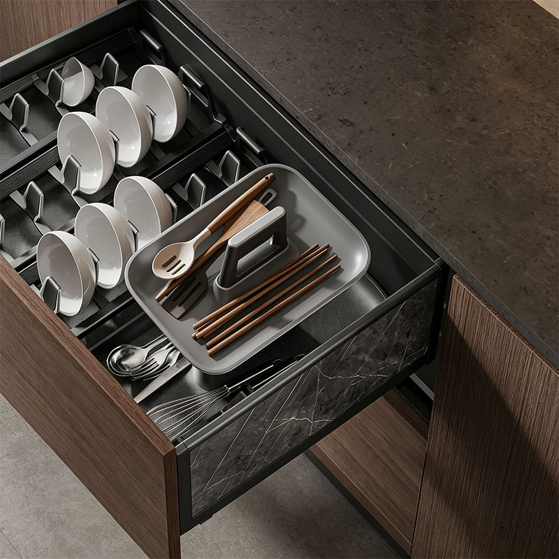 Slim Shaker Kitchen Cabinet and Island System - custom kitchen island by Kojoon