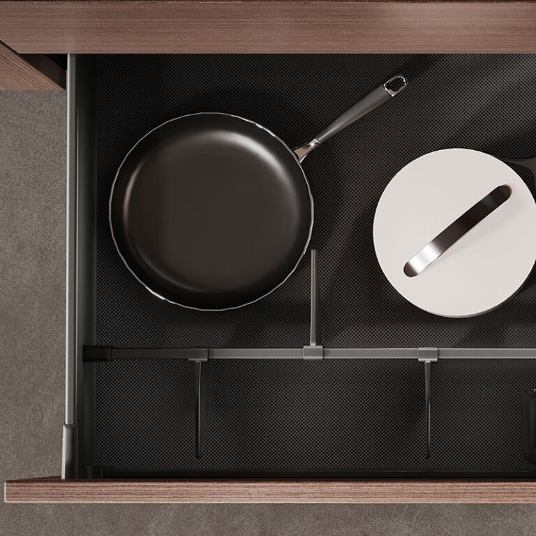 Dark Wood Veneer Kitchen Island and Cabinet Package - custom kitchen island by Kojoon