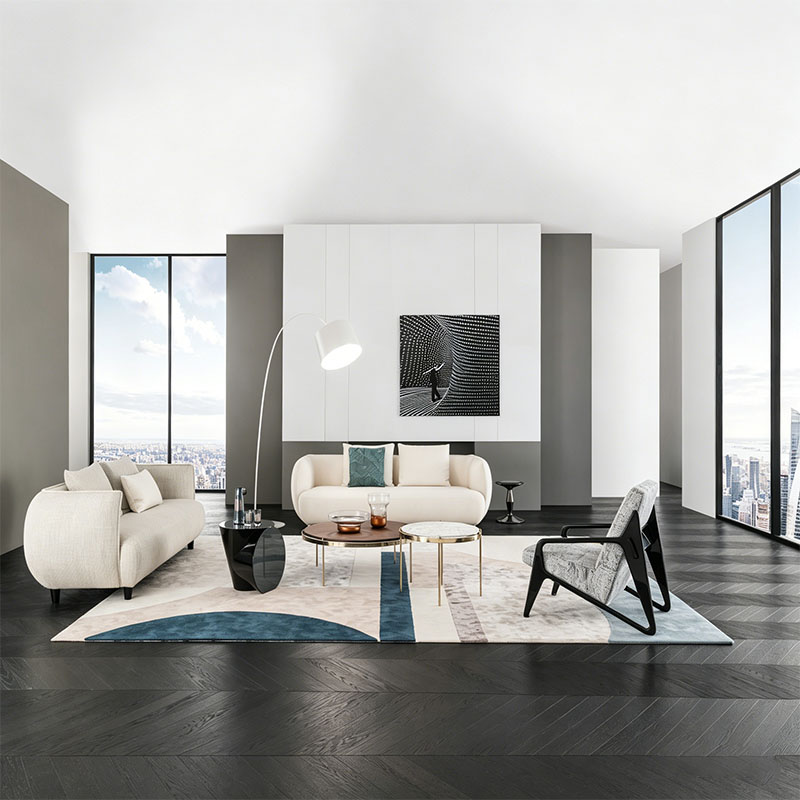 Ensemble de canapés sur mesure en tissu design - mobilier sur mesure pour toute la maison par Kojoon
