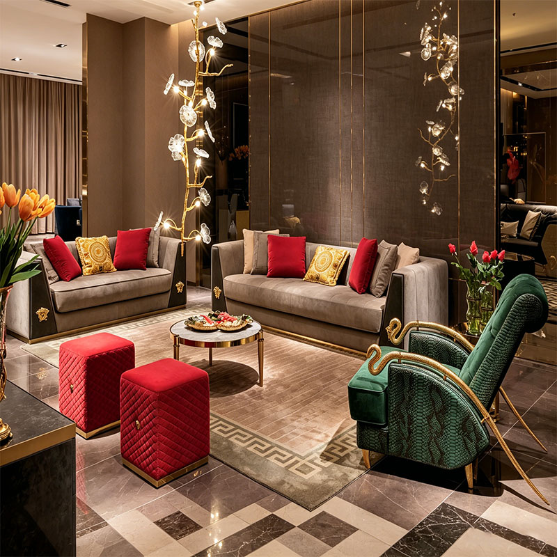 Ensemble de canapés sur mesure en tissu design - mobilier sur mesure pour toute la maison par Kojoon