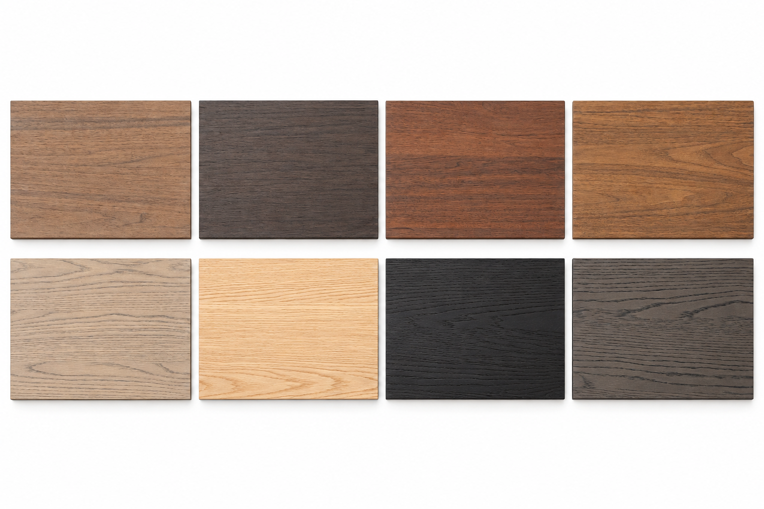 Lacquered Wood Veneer wardrobe door finish samples